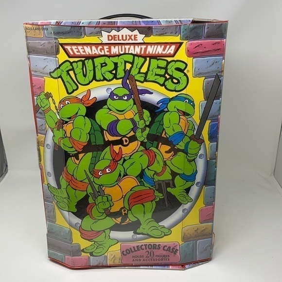 Vintage TMNT Teenage Mutant Ninja Turtles carrying storage case - Picture 1 of 10